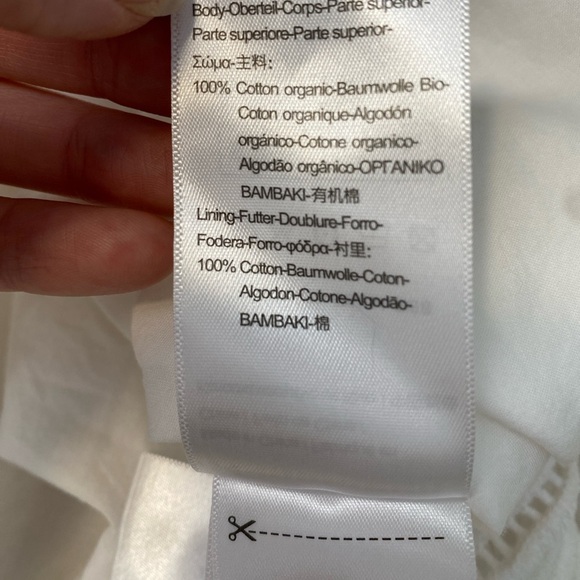 Scotch & Soda Eyelet Ruffle Organic Cotton Pinafore
Dress White Size Small S - Picture 10 of 12